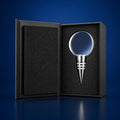 Circle Crystal Wine Stopper Blank | 45x55x23mm | K9 Optical Grade