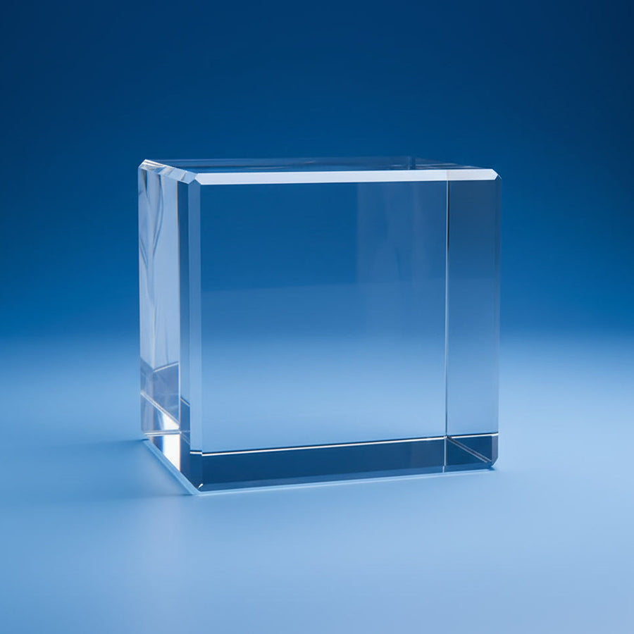 Medium Cube Crystal Blank | 60x60x60mm | K9 Optical Grade