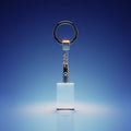 Crystal Keyring Pendant | 20x30x25mm | White LED | K9 Optical Grade