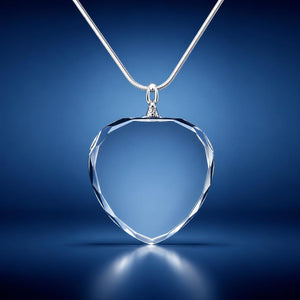 Crystal Necklace Pendant | 30x30x6mm | K9 Optical Grade