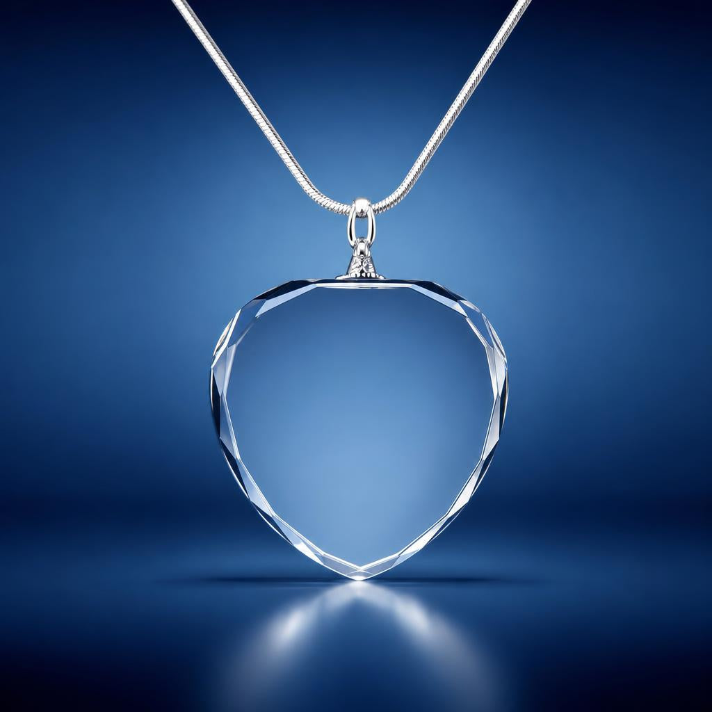 Crystal Necklace Pendant | 30x30x6mm | K9 Optical Grade