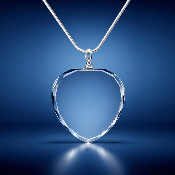 Crystal Necklace Pendant | 30x30x6mm | K9 Optical Grade