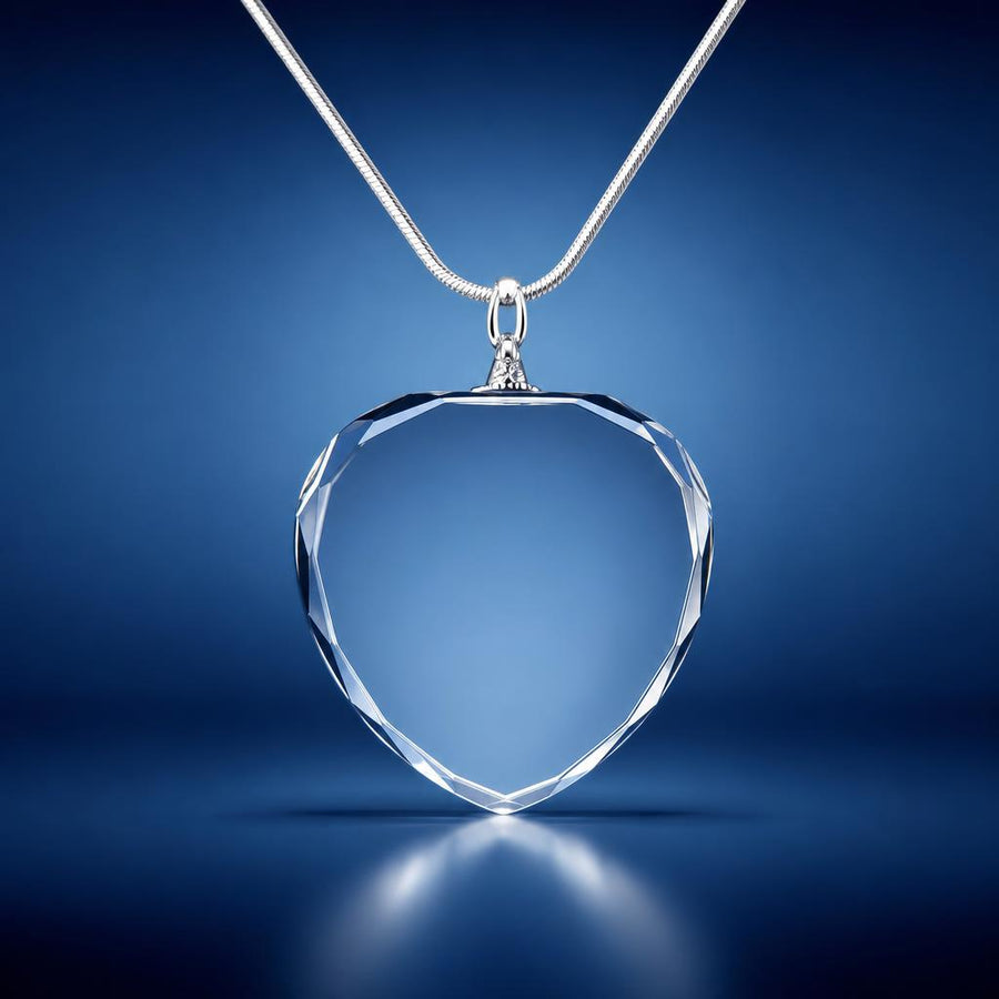Crystal Necklace Pendant | 30x30x6mm | K9 Optical Grade