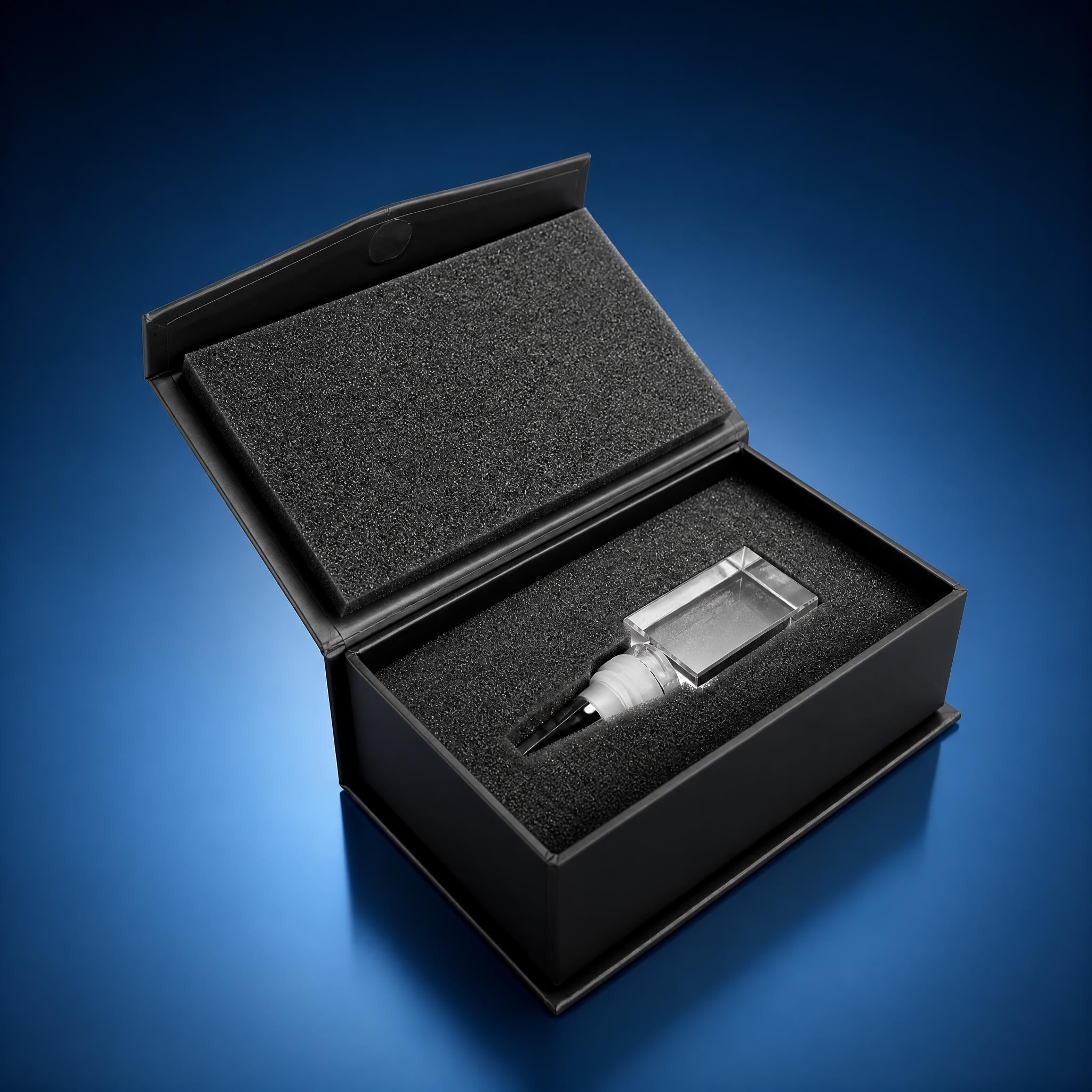 Rectangle Crystal Wine Stopper Blank | 42x30x23mm | K9 Optical Grade