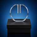 Round Pen & Flower Holder Crystal Blank | 110x120x30mm | K9 Optical Grade