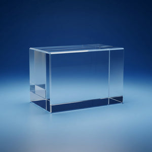 Small Rectangle Crystal Blank | 40x40x60mm | K9 Optical Grade