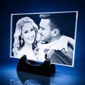 2D Flat Photo Crystal Light Stand | USB | White | Pack of 5