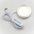 3D Disc Crystal Light Stand | USB | Warm & Cool White | Pack of 5